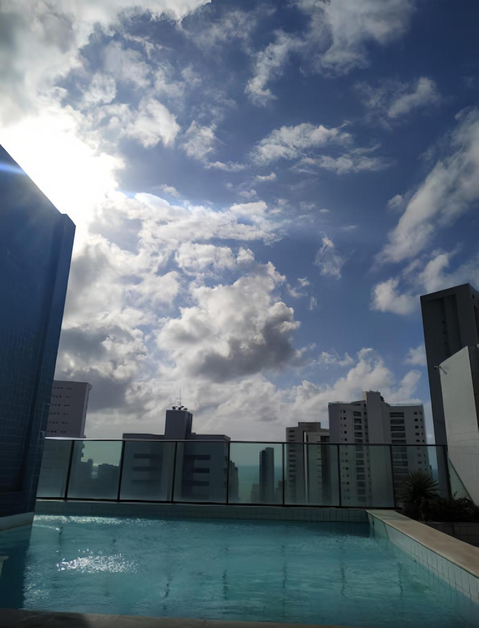 Flat Piscina No Rooftop Aluguel Temporada Em רסיפה מראה חיצוני תמונה